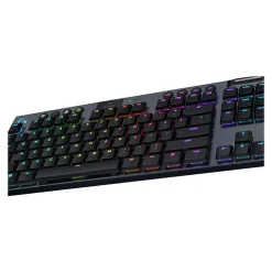 Logitech G915 TKL LIGHTSPEED GL Clicky Wireless Gaming RGB Mechanical Keyboard, Black (920-009529)* Ergonomic Keyboards