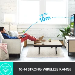 Logitech K400 Plus Wireless Touch Keyboard, Dark Gray (920-007119)* Ergonomic Keyboards