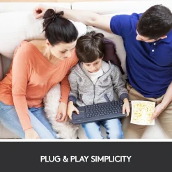 Logitech K400 Plus Wireless Touch Keyboard, Dark Gray (920-007119)* Keyboards