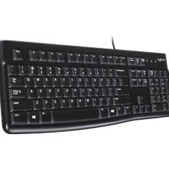 Logitech K120 USB Keyboard, Black (920-002478)* Ergonomic Keyboards