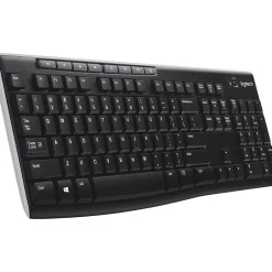 Logitech K270 USB Wireless Keyboard, Black (920-003051)* Keyboards