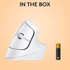 Logitech Lift Vertical Ergonomic Wireless Optical Mouse for Mac, (910-006471)* Mice