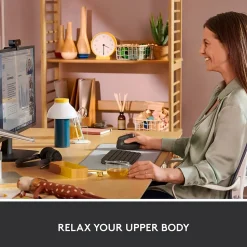 Logitech Lift Vertical Wireless Ergonomic Vertical Optical Bluetooth & USB Mouse, (910-006466)* Ergonomic Mice