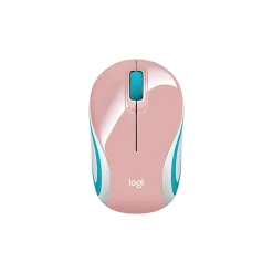 Logitech M187 Ambidextrous Wireless Optical USB Mouse, Multicolored (910-005364)* Mice