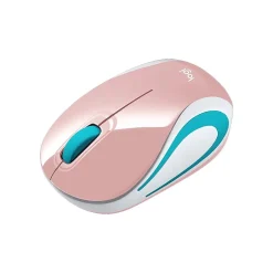 Logitech M187 Ambidextrous Wireless Optical USB Mouse, Multicolored (910-005364)* Mice