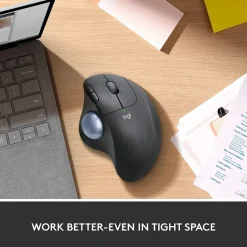 Logitech M575 Ergonomic Wireless Trackball USB Mouse, (910-005868)* Mice