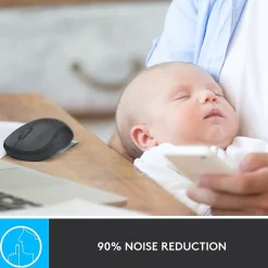 Logitech M220 Silent Wireless Ambidextrous Optical Mouse, Graphite (910-006127)* Ergonomic Mice