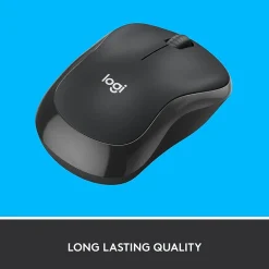 Logitech M220 Silent Wireless Ambidextrous Optical Mouse, Graphite (910-006127)* Ergonomic Mice