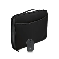 Logitech M240 Silent Wireless Ambidextrous Optical Mouse with 16" Sleeve, Graphite (910-007142)* Mice