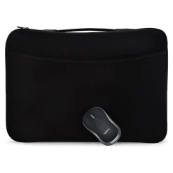 Logitech M185 Wireless Ambidextrous Optical Mouse with Laptop Sleeve, Black (910-004806)* Mice