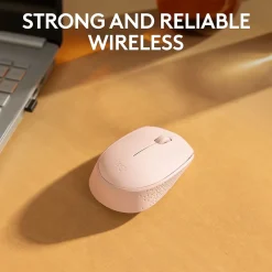 Logitech M170 Wireless Ambidextrous Optical Mouse, Rose (910-006862)* Mice