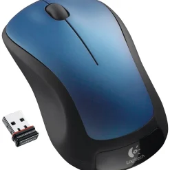 Logitech M310 Wireless Ambidextrous Optical Mouse, Peacock Blue (910-001917)* Mice