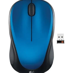 Logitech M317 Wireless Mouse, Blue (910-002901)* Mice