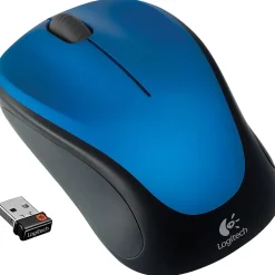 Logitech M317 Wireless Mouse, Blue (910-002901)* Mice