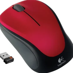 Logitech M317 Wireless Mouse, Red (910-002893)* Mice