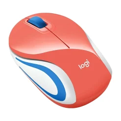 Logitech M187 Wireless Optical USB Mouse with 14" Laptop Sleeve, Blue Sunset (910-005737)* Mice