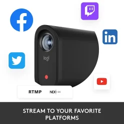 Logitech Mevo Start HD 1080p Live-Streaming Webcam, Black (961-000498)* Webcams