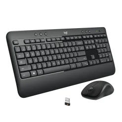 Logitech MK540 Advanced Wireless Keyboard and Mouse Combo, Black (920-008671)* Ergonomic Keyboard & Mouse Sets