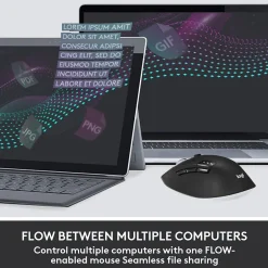 Logitech MK850 Performance Wireless Keyboard and Mouse Combo, Black (920-008219)* Ergonomic Keyboard & Mouse Sets