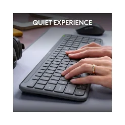 Logitech MK955 Wireless Keyboard and Optical Mouse Combo, Black (920-012425)* Ergonomic Keyboard & Mouse Sets