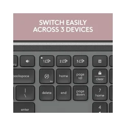 Logitech MK955 Wireless Keyboard and Optical Mouse Combo, Black (920-012425)* Ergonomic Keyboard & Mouse Sets