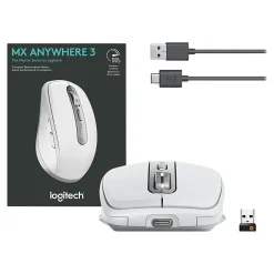 Logitech MX 910-005985 Wireless Laser Mouse, Pale Gray* Mice