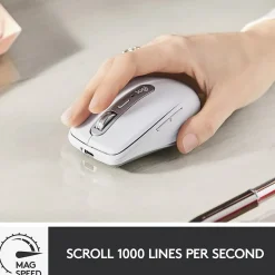 Logitech MX Anywhere 3 for Mac Ergonomic Wireless Laser Mouse, Pale Gray (910-005899)* Ergonomic Mice