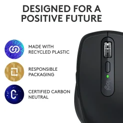 Logitech MX Anywhere 3S Wireless Optical USB Mouse, Black (910-006928)* Mice