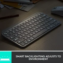 Logitech MX Keys Mini Wireless Ergonomic Keyboard, Rose (920-010474)* Ergonomic Keyboards