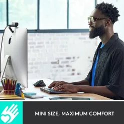 Logitech MX Keys Mini Wireless Ergonomic Keyboard, Pale Gray (920-010473)* Keyboards