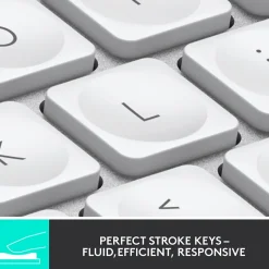 Logitech MX Keys Mini Wireless Keyboard for Mac , Pale Gray, (920-010389)* Ergonomic Keyboards