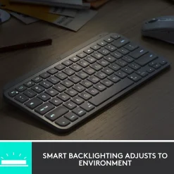 Logitech MX Keys Mini Wireless Keyboard for Mac , Pale Gray, (920-010389)* Ergonomic Keyboards