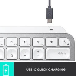 Logitech MX Keys Mini Wireless Keyboard for Mac , Pale Gray, (920-010389)* Ergonomic Keyboards