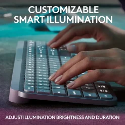 Logitech MX Keys S Wireless Keyboard, Pale Gray (920-011559)* Ergonomic Keyboards