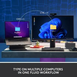 Logitech MX Mechanical Mini Illuminated Wireless Ergonomic Keyboard, Black/Gray (920-010552)* Ergonomic Keyboards