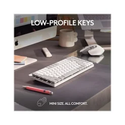 Logitech MX Mechanical Mini for Mac Wireless Ergonomic Keyboard, Pale Gray (920-010553)* Ergonomic Keyboards