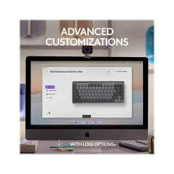 Logitech MX Mechanical Mini Wireless Ergonomic Keyboard for Mac, Space Gray (920-010831)* Ergonomic Keyboards