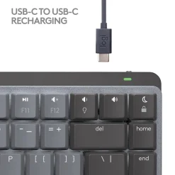 Logitech MX Mechanical Mini Wireless Ergonomic Keyboard for Mac, Space Gray (920-010831)* Ergonomic Keyboards