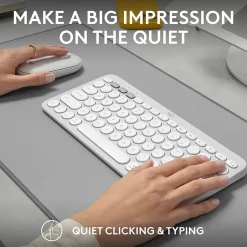 Logitech Pebble 2 Wireless Mouse Keyboard Combo, (920-012201)* Ergonomic Keyboard & Mouse Sets