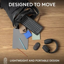 Logitech Pebble Keys 2 K380S Wireless Ergonomic Keyboard, Black (920-011775)* Ergonomic Keyboards