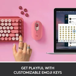 Logitech POP Keys Wireless Bluetooth Mechanical Keyboard, Heartbreaker (920-010709)* Keyboards