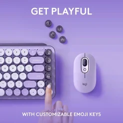 Logitech POP Keys Wireless Mechanical Keyboard, Cosmos (920-011233)* Keyboards