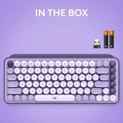 Logitech POP Keys Wireless Mechanical Keyboard, Cosmos (920-011233)* Keyboards