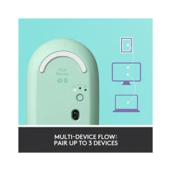 Logitech POP Wireless Ambidextrous Optical USB Mouse, Daydream (910-006544)* Mice