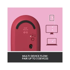 Logitech POP Wireless Ambidextrous Optical USB Mouse, Heartbreaker (910-006545)* Mice