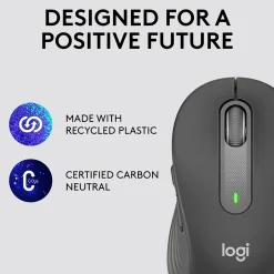 Logitech Signature M550 L Wireless Ambidextrous Optical Mouse, Graphite (910-006591)* Mice