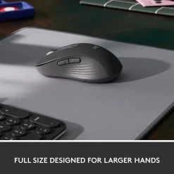 Logitech Signature M650 Large Wireless Ergonomic Optical Bluetooth & USB Mouse, Graphite (910-006231)* Ergonomic Mice