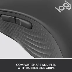 Logitech Signature M650 Large Wireless Ergonomic Optical Bluetooth & USB Mouse, Graphite (910-006231)* Ergonomic Mice