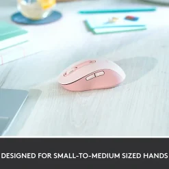 Logitech Signature M650 Wireless Ergonomic Optical Bluetooth & USB Mouse, (910-006251)* Mice