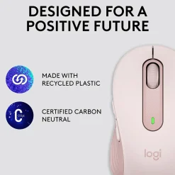 Logitech Signature M650 Wireless Ergonomic Optical Bluetooth & USB Mouse, (910-006251)* Mice